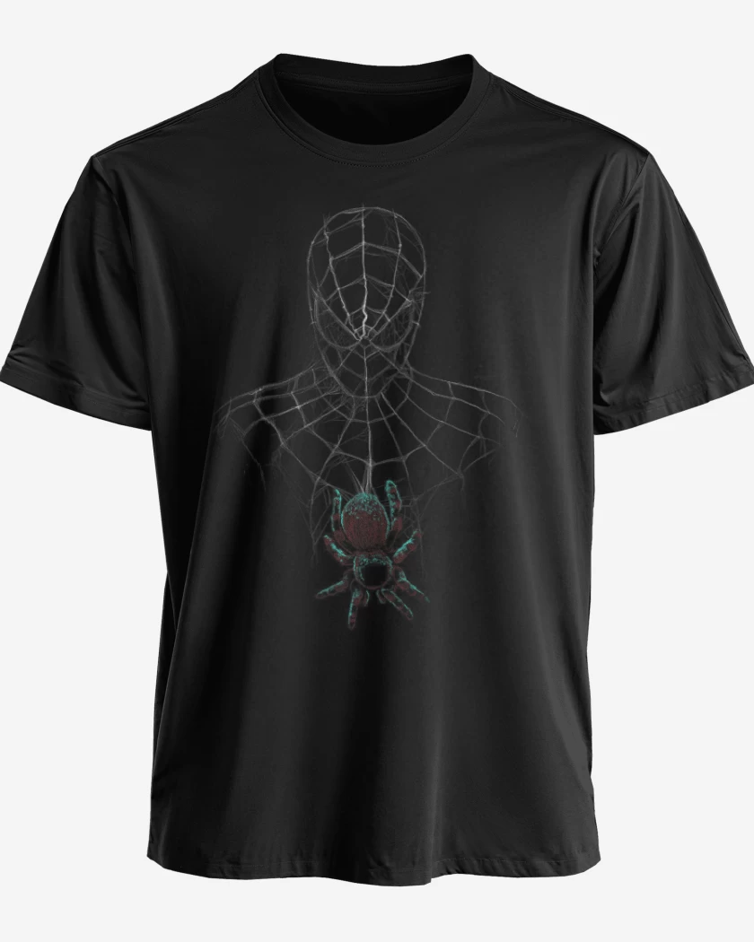 Polera premium Negro de Araña