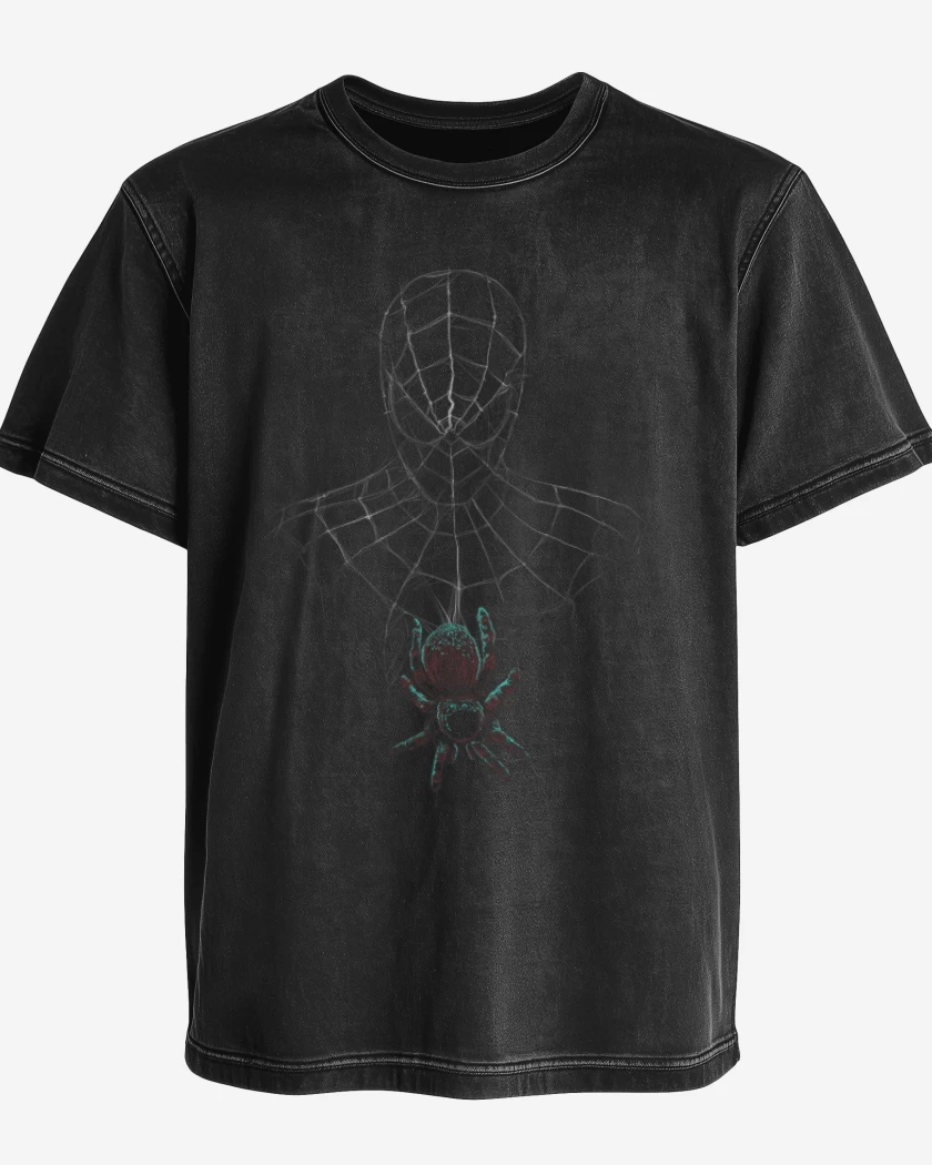 Polera desgastada Araña