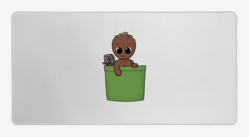 Mouse pad Gamer Groot de bolsillo
