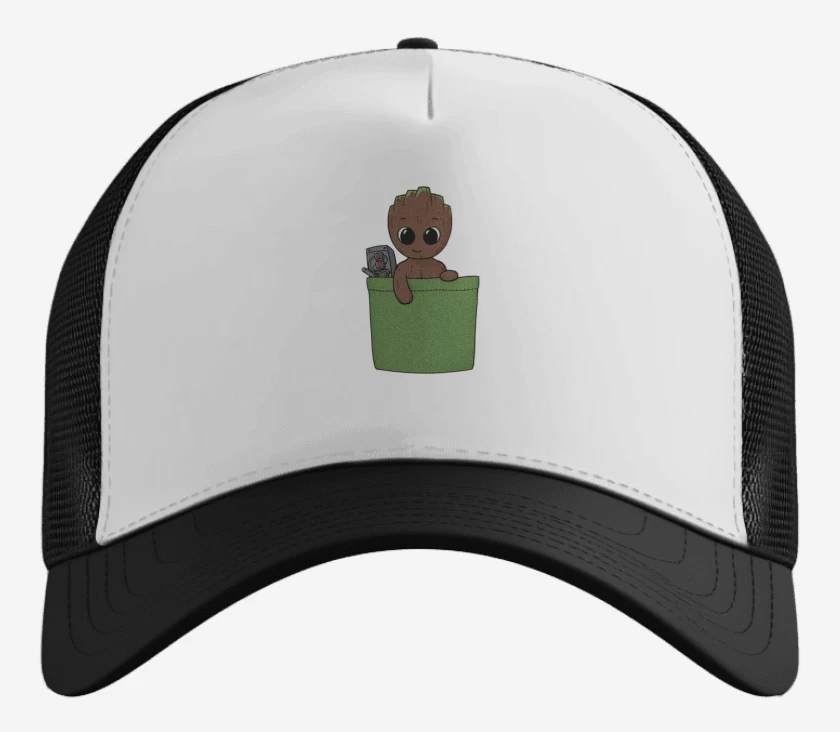 Gorro Blanco de Groot de bolsillo