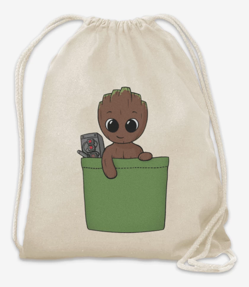 Mochila Blanco de Groot de bolsillo