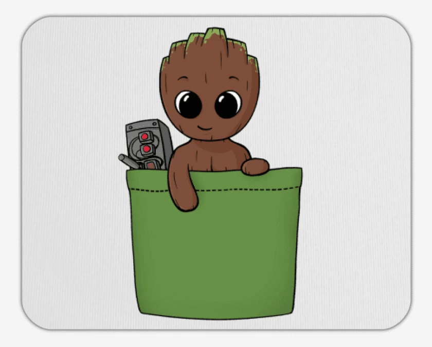 Mousepad Blanco de Groot de bolsillo