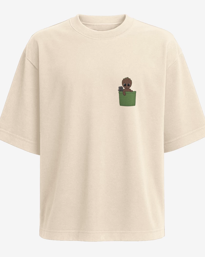 Polera Oversize Groot de bolsillo