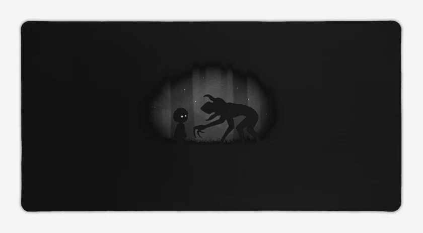 Mouse pad Gamer Negro de Limbo stranger things