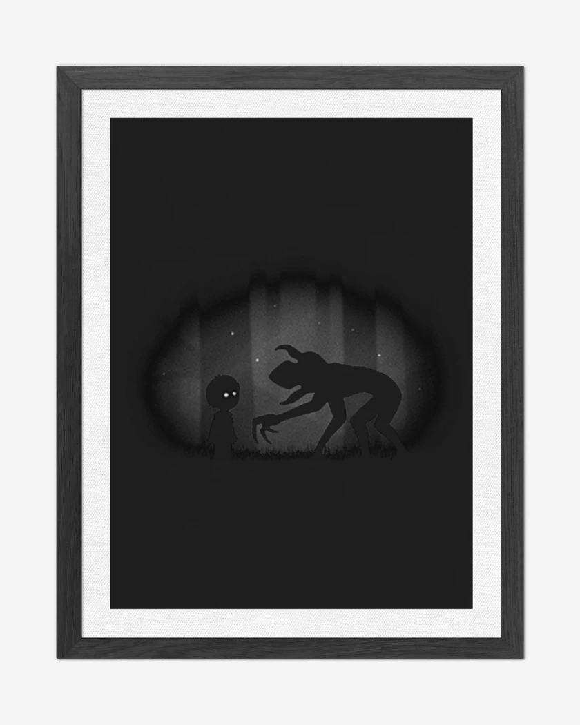 Cuadro decorativo Negro de Limbo stranger things