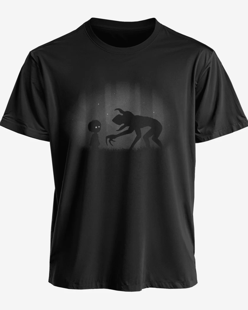 Polera premium Negro de Limbo stranger things