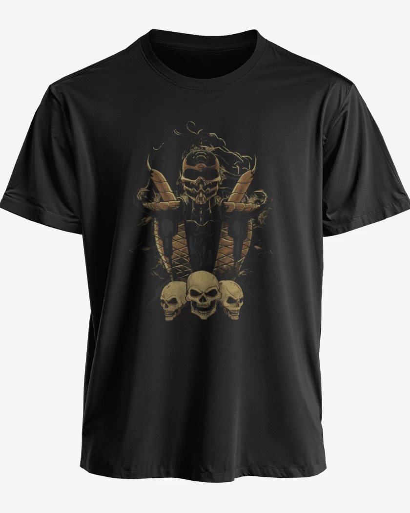 Polera Negro de scorpion 3