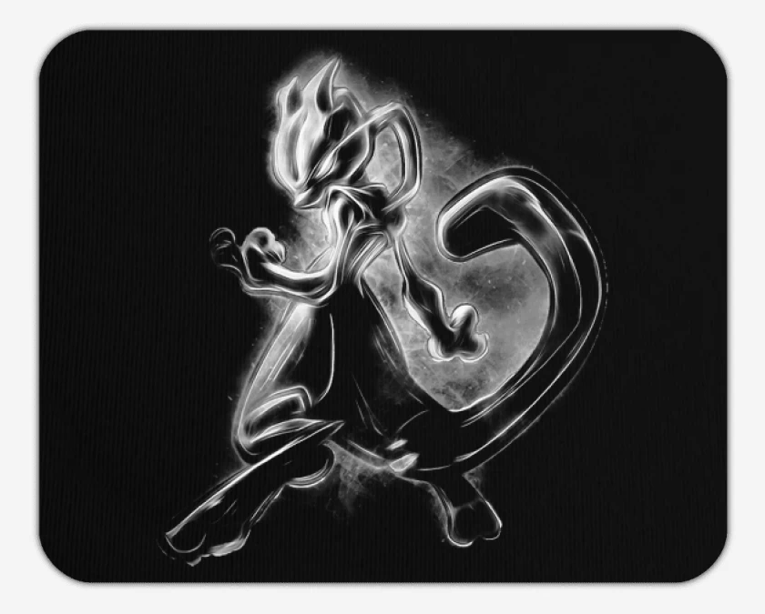 Mousepad Negro de Mewtwo 2
