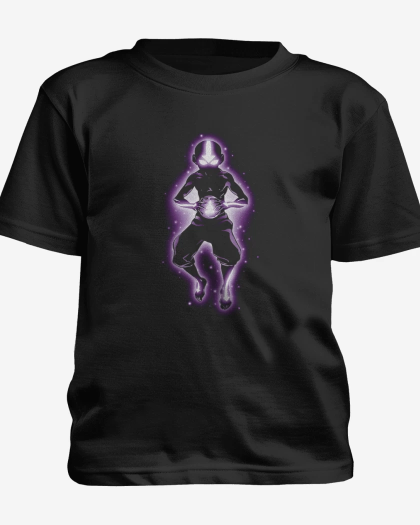 Polera de niño Negro de avatar full color 