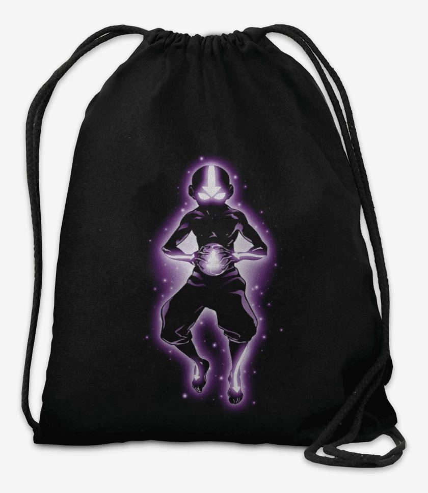 Mochila Negro de avatar full color 