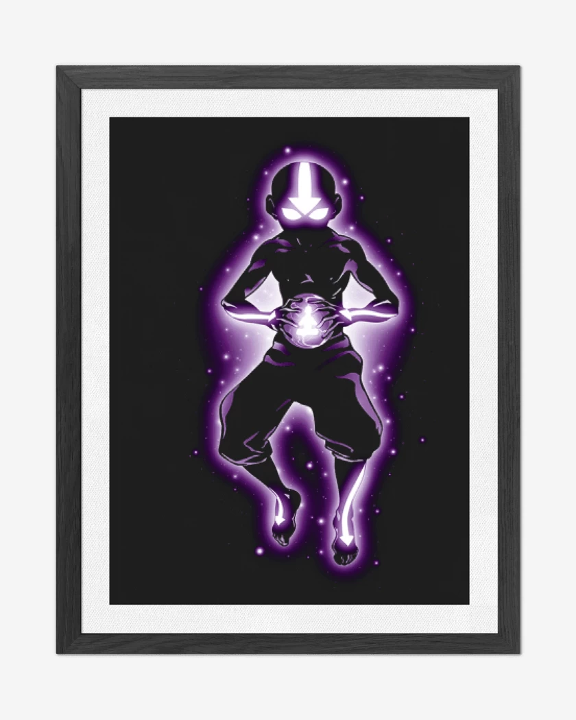 Cuadro decorativo Negro de avatar full color 