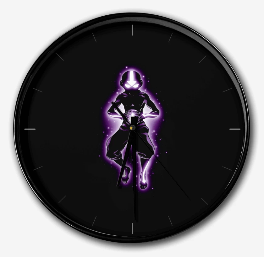 Reloj Negro de avatar full color 