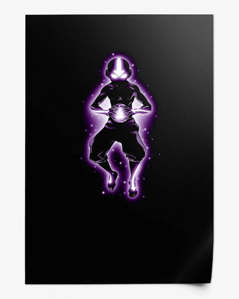 Print Negro de avatar full color 