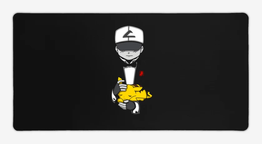 Mouse pad Gamer Negro de the ash