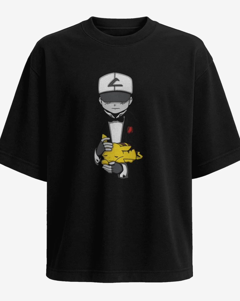Polera Oversize Negro de the ash