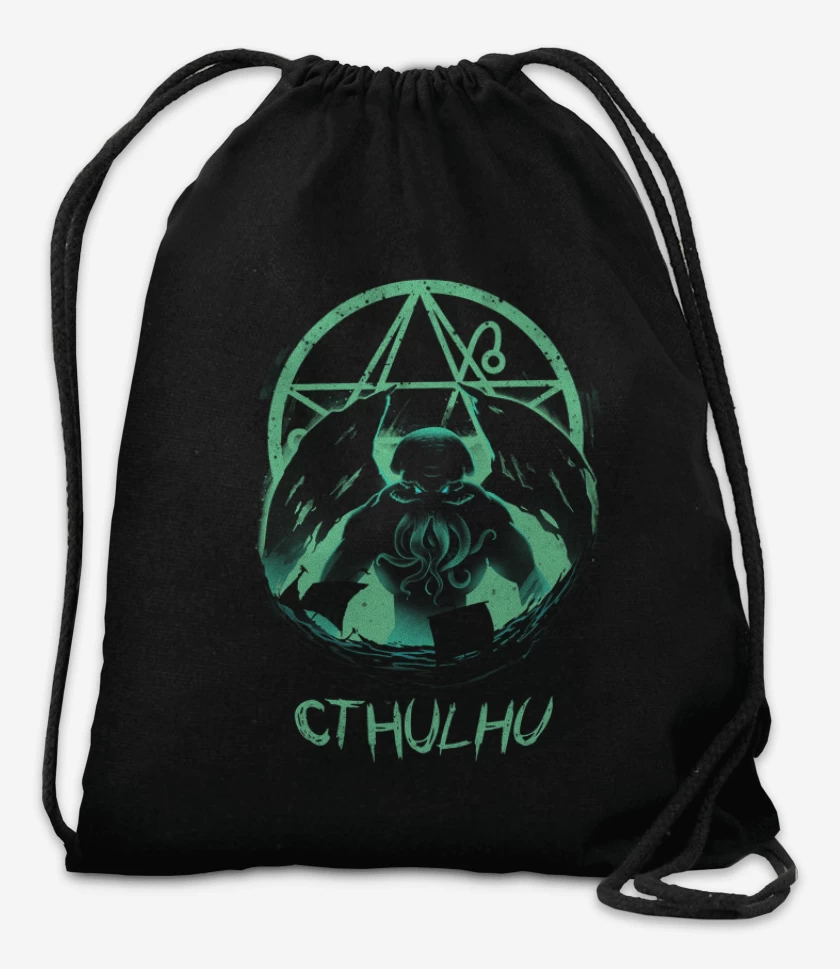 Mochila Negro de cthulhu 3