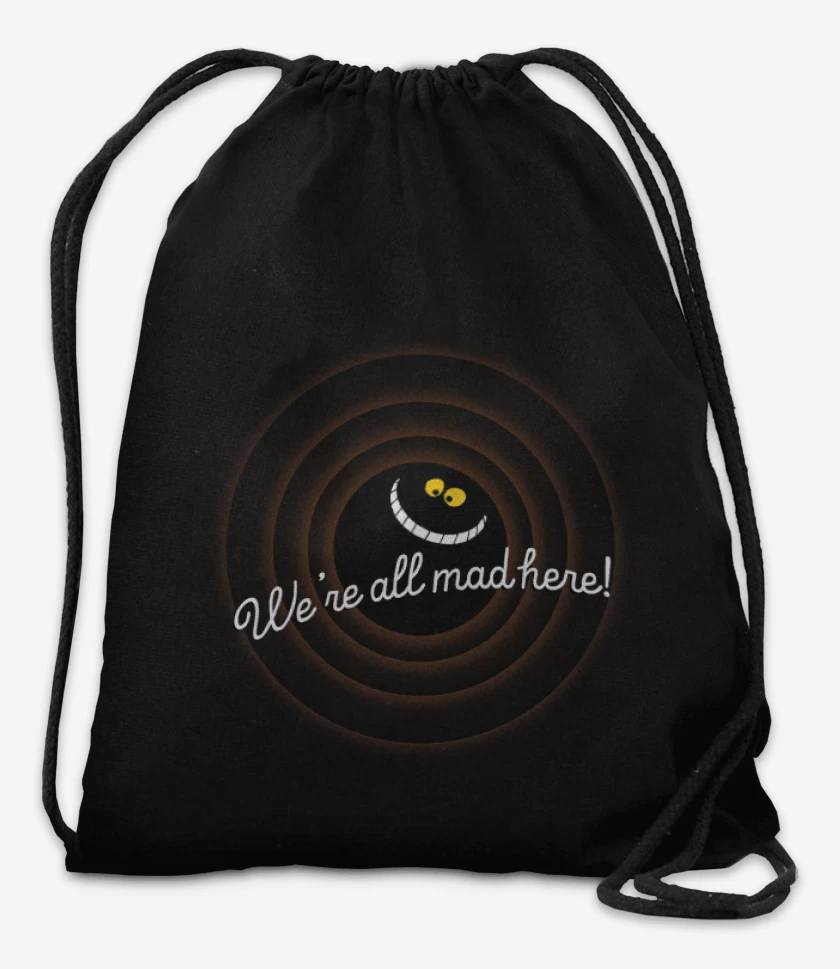 Mochila Negro de sonriente 