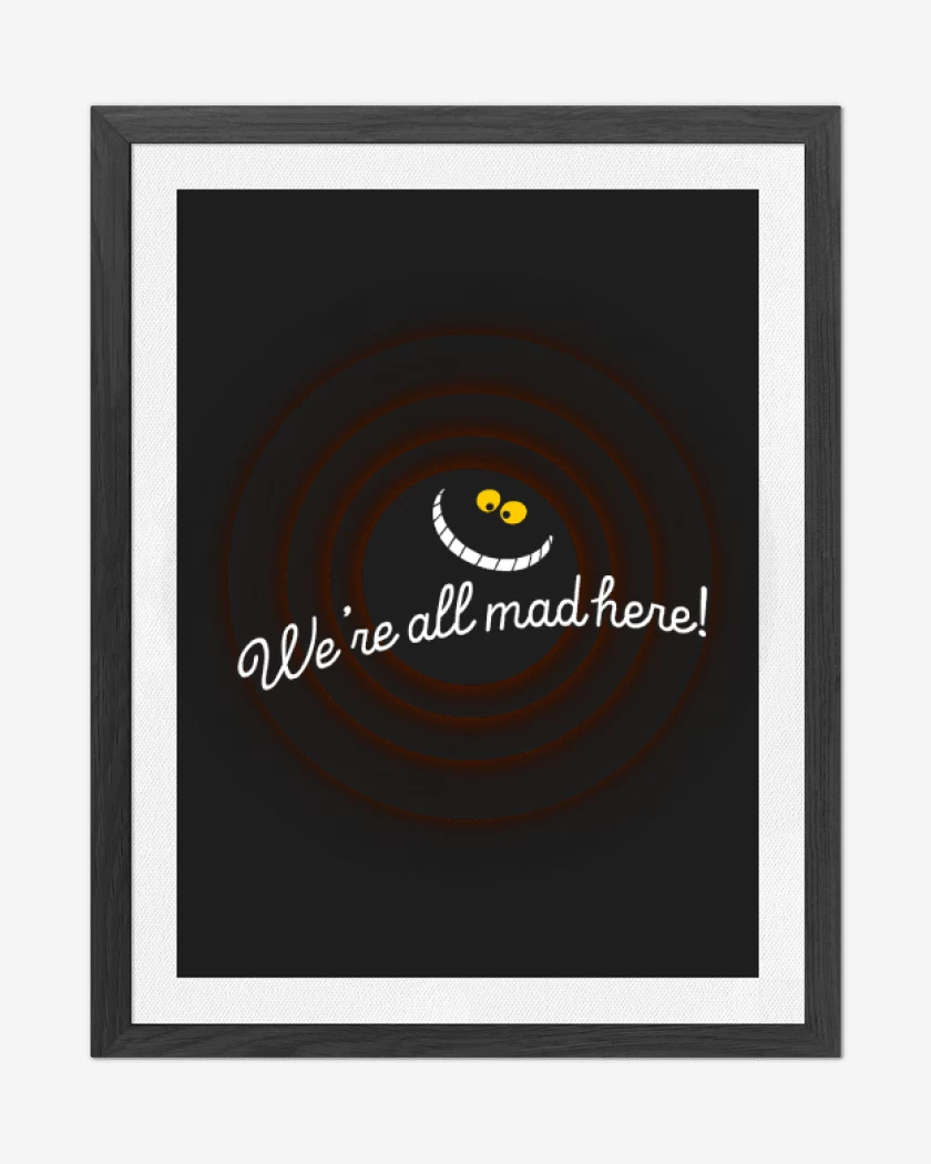 Cuadro decorativo Negro de sonriente 