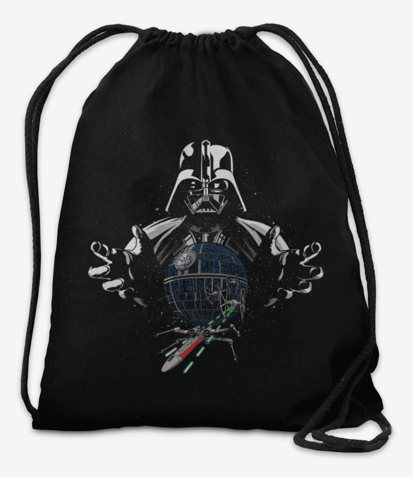 Mochila Negro de vader star death