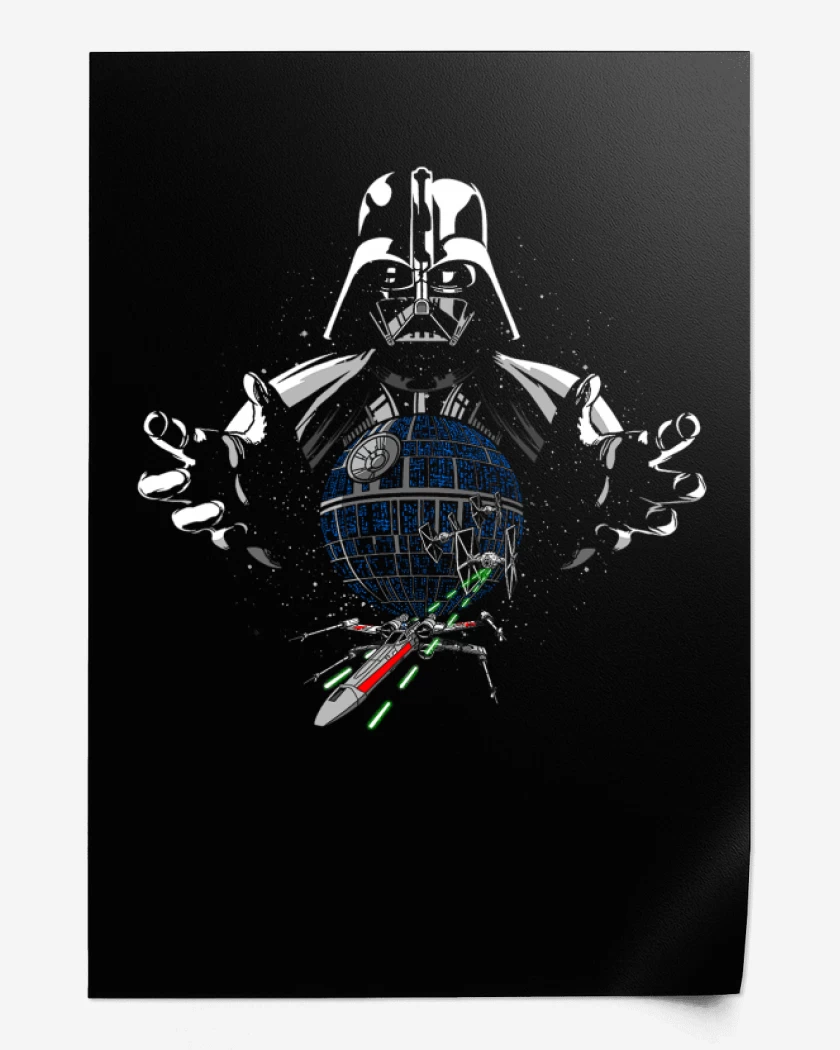 Print vader star death