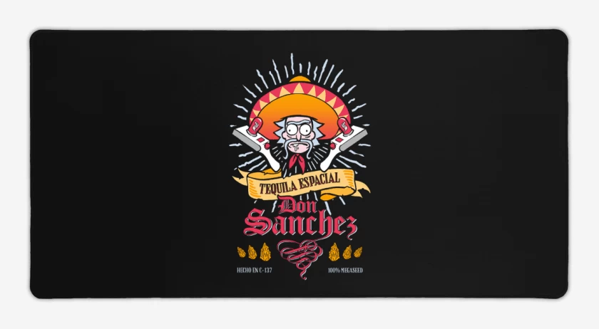 Mouse pad Gamer Negro de Don sanchez 