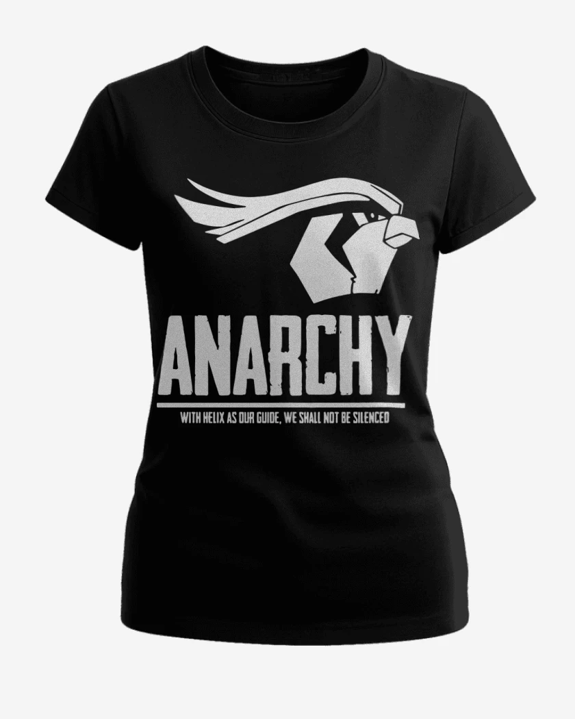 Polera de Mujer Negro de Anarchy Pidgeotto