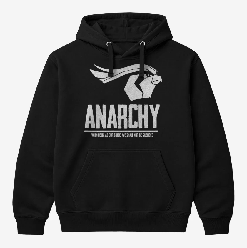 Polerón Canguro Negro de Anarchy Pidgeotto