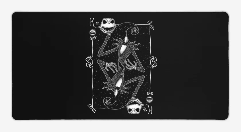 Mouse pad Gamer Negro de jack cartas