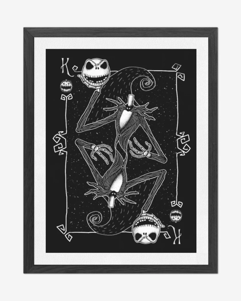 Cuadro decorativo Negro de jack cartas