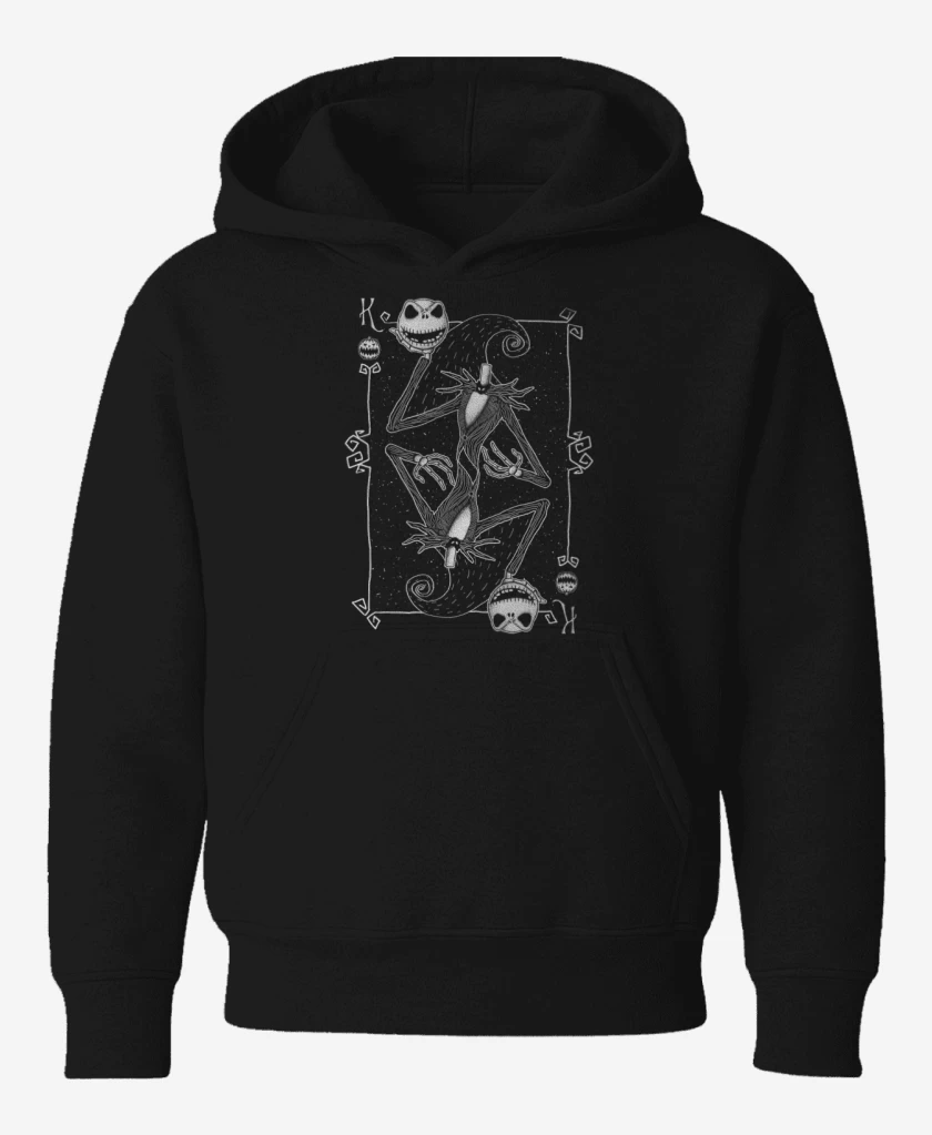 Poleron de niño Negro de jack cartas
