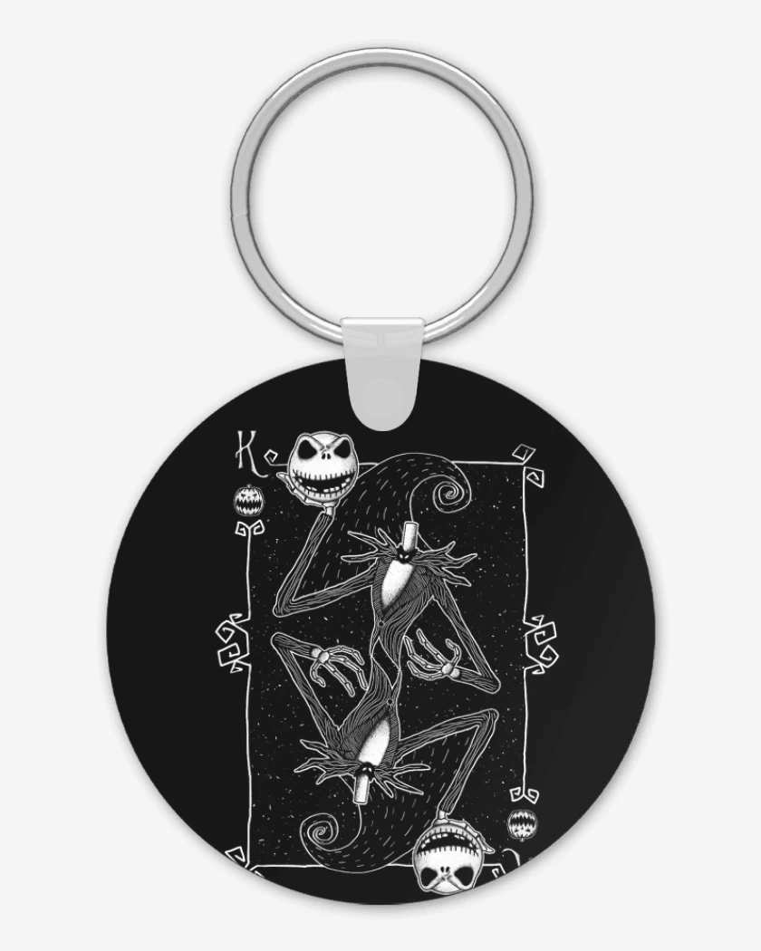 Llavero Negro de jack cartas
