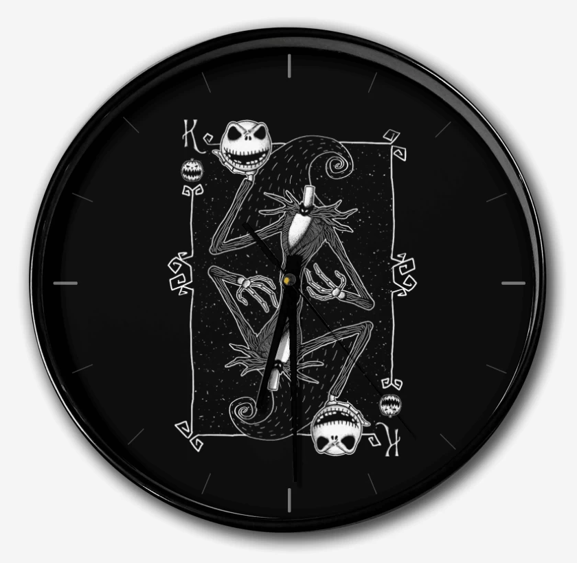 Reloj Negro de jack cartas