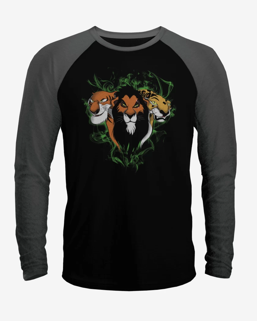 Polera Raglan rey leon