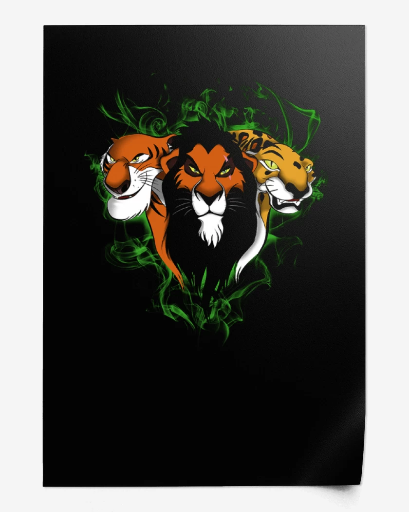 Print rey leon