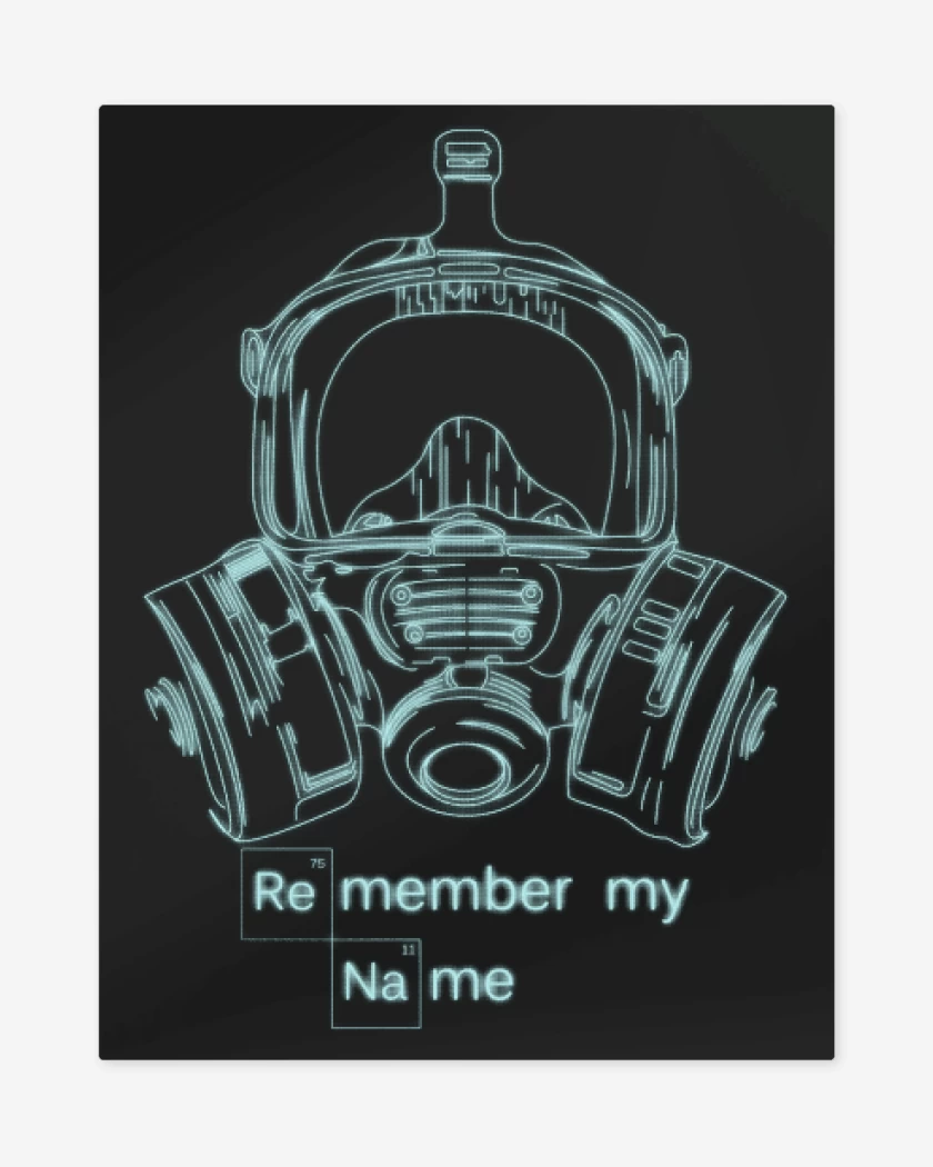 Print metalico recuerda mi nombre 