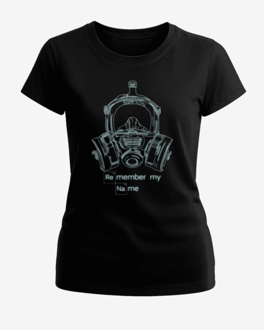 Polera de Mujer Negro de recuerda mi nombre 