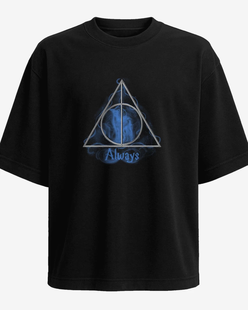 Polera Oversize Negro de Always