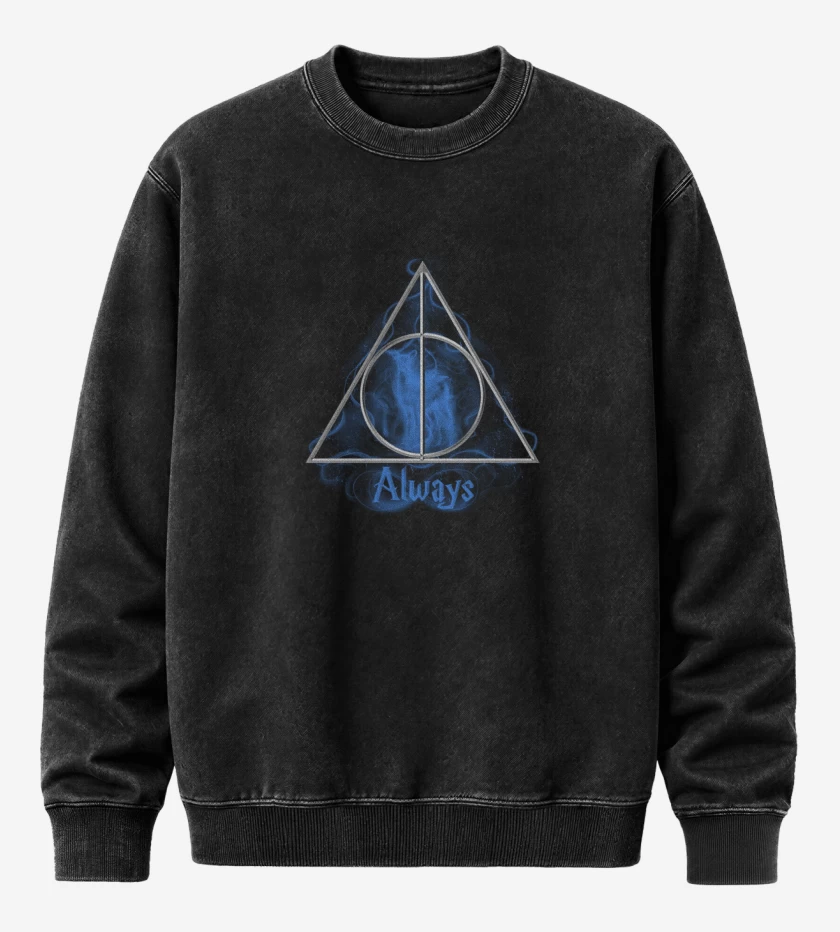 Poleron Polo Acid Wash Negro de Always