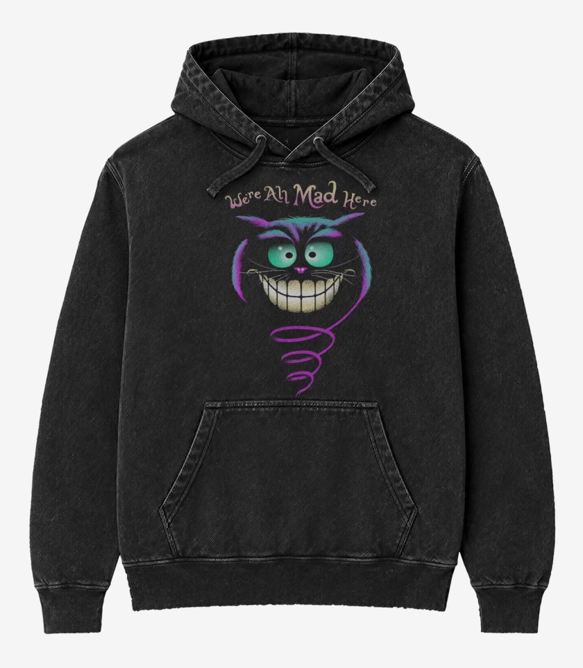 Poleron Canguro Acid Wash Negro de Sonriente 3
