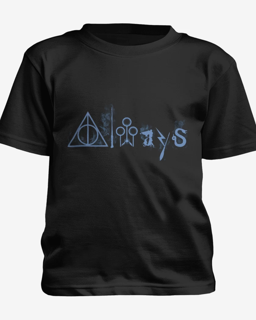 Polera de niño Negro de harry potter full color