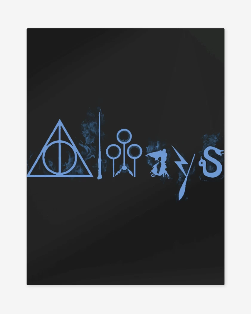 Print metalico harry potter full color