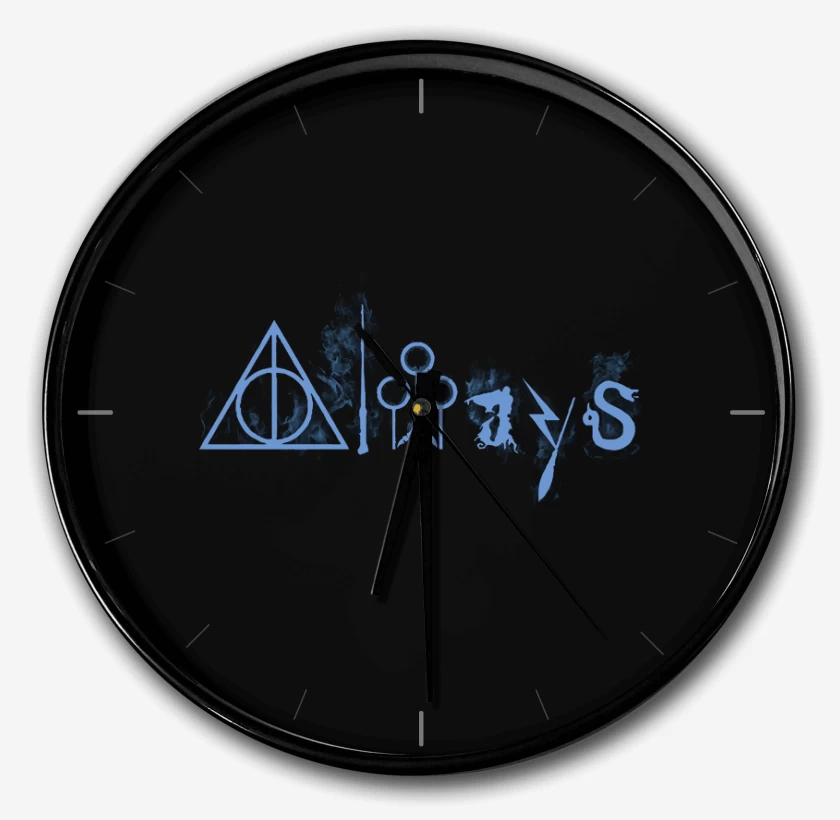 Reloj Negro de harry potter full color