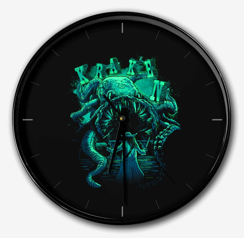 Reloj Negro de Kraken vs jack