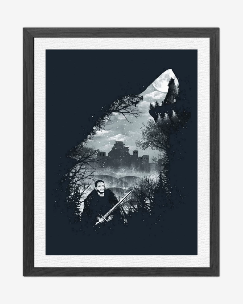 Cuadro decorativo Azul Marino de stark lobo