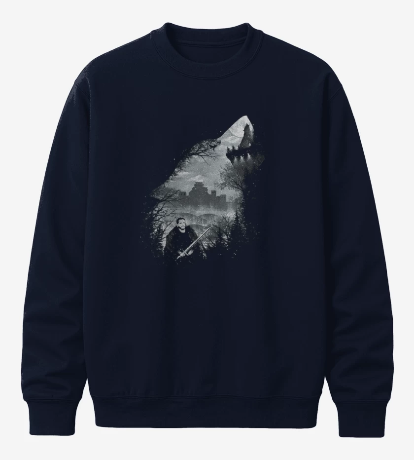 Poleron polo Azul Marino de stark lobo