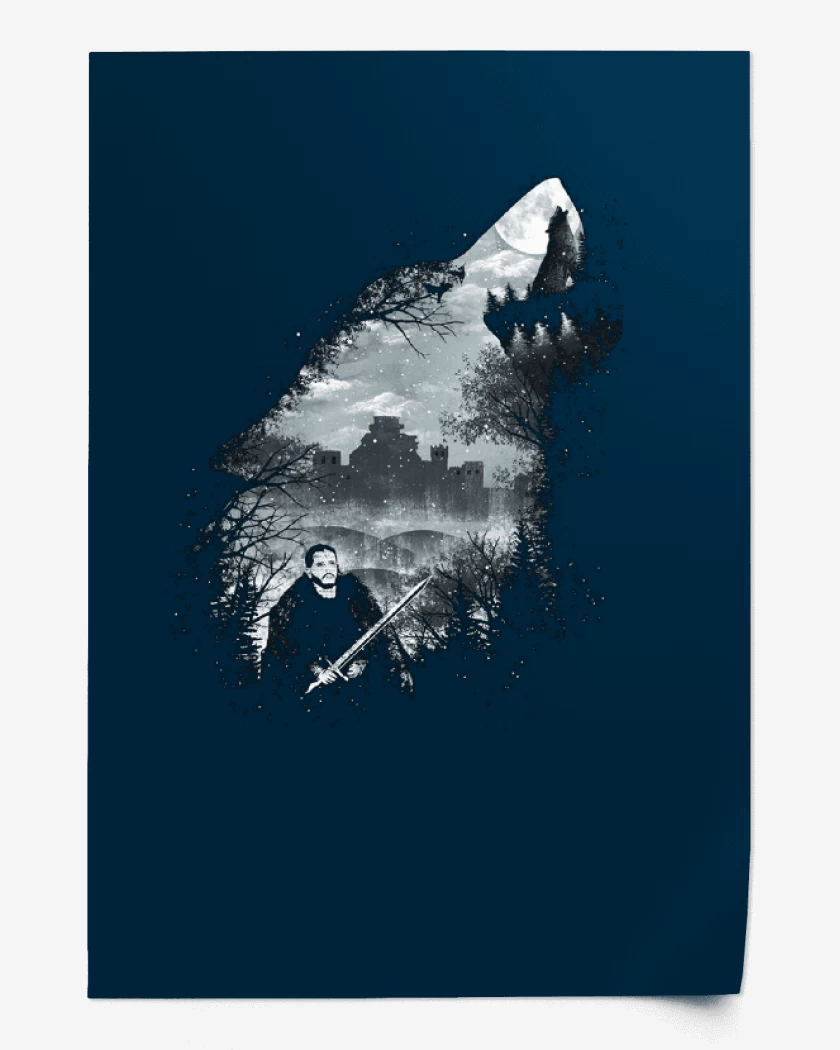 Print stark lobo