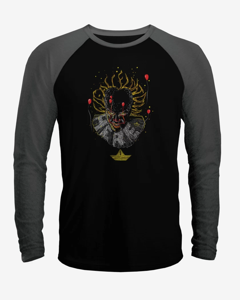 Polera Raglan Negro / Negro Heather de Eso