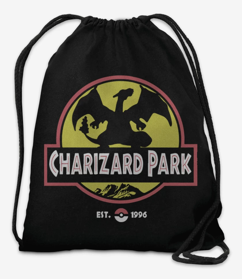 Mochila Negro de Charizard Park