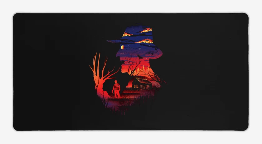 Mouse pad Gamer Negro de Freddy