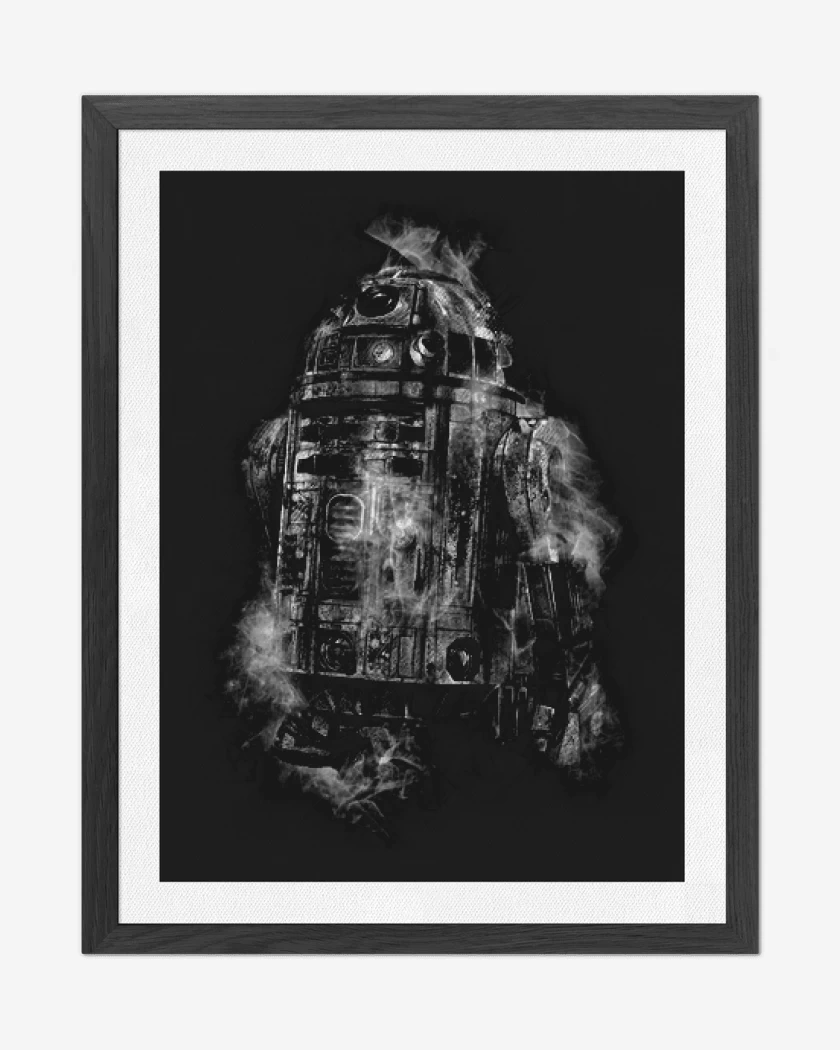 Cuadro decorativo Negro de Arturito humo